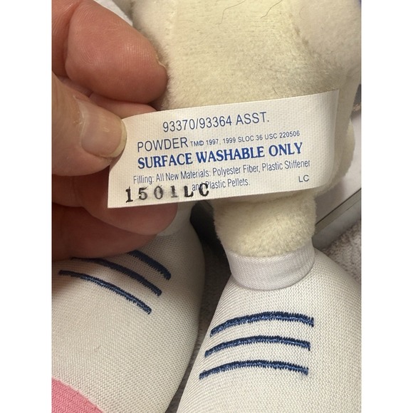 Winter Olympic Bunny Rabbit SLC 2002  Plush Toy Mascots‎ Ice Skating 9" tall USA - Picture 6 of 9